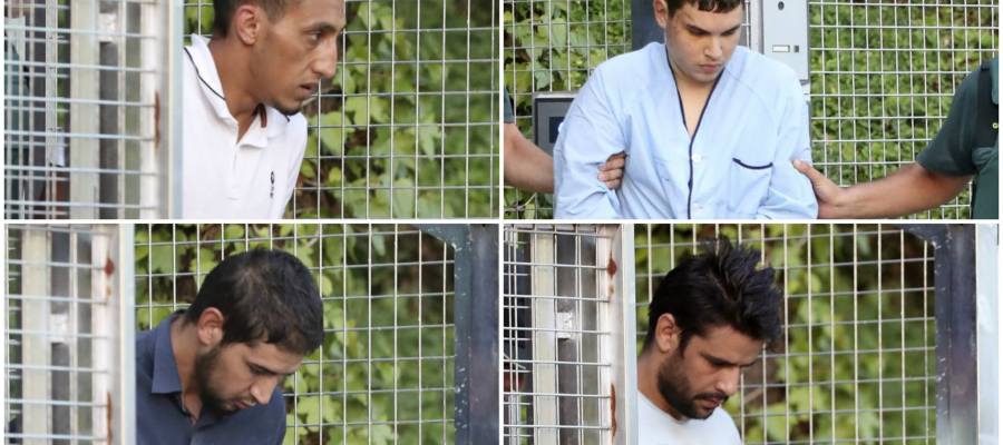 Los cuatro detenidos en los atentados de Cataluña declaran en la Audiencia Nacional