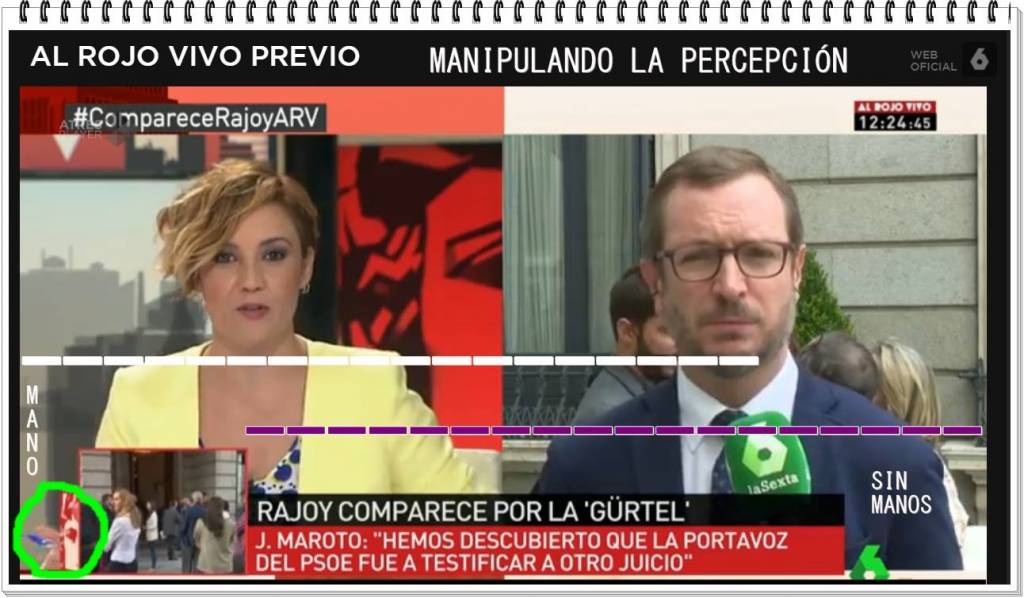 Los realizadores de LaSexta siguen obedeciendo como corderitos las ordenes, o simplemente