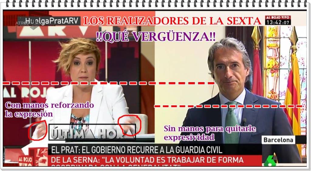 Los realizadores de LaSexta una vergüenza para la profesión
