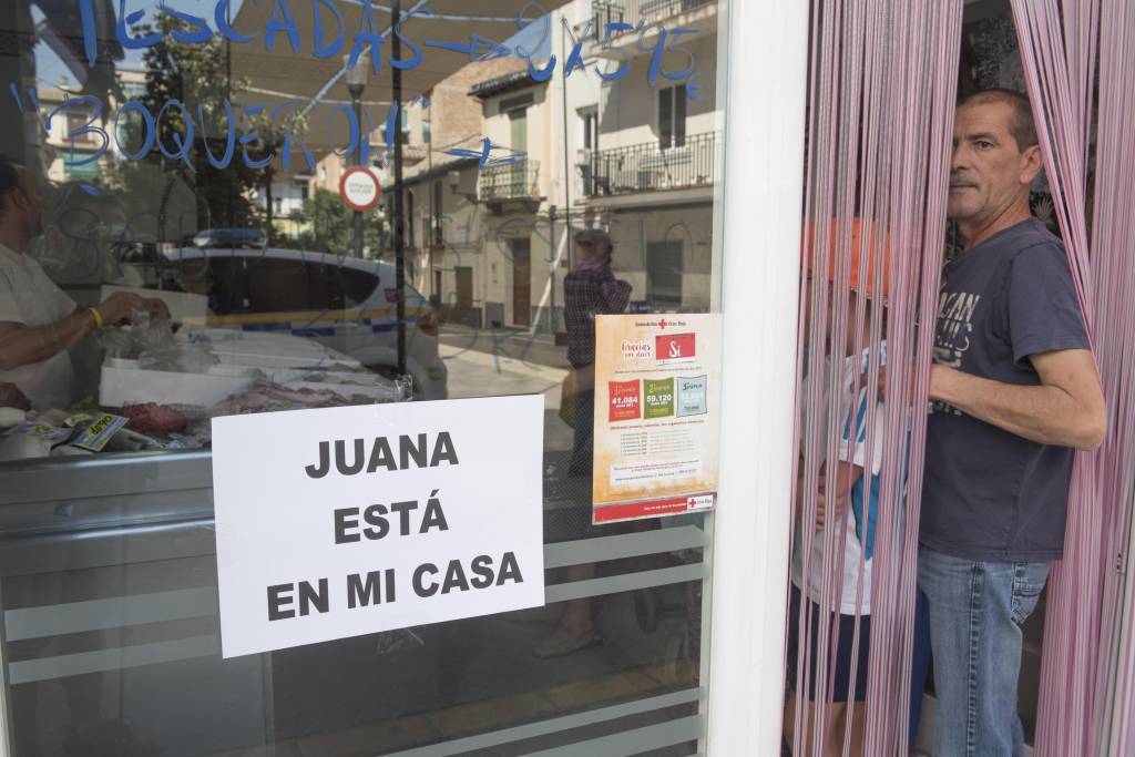 "Juana está en mi casa" es el lema de la ola de solidaridad con Juana Rivas después de que se negase a entregar a sus hijos a su padre, denunciado por malos tratos.