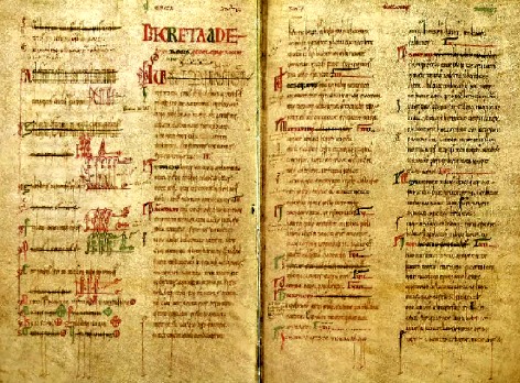 Los Decreta de León, dictados y aprobados en las Cortes de 1188 con el voto del pueblo.