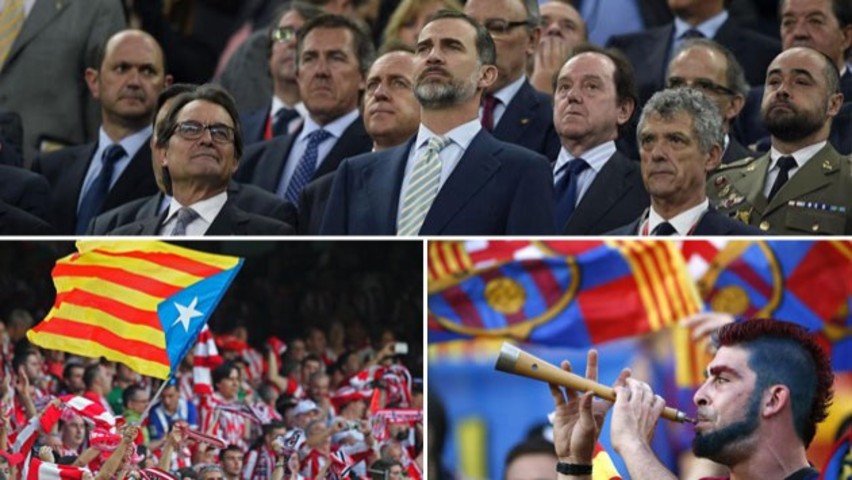 Atronadora pitada al himno de España en el Camp Nou