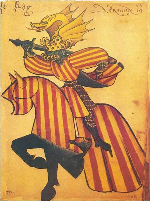 EL SEÑAL real del rey de Aragón, de Mallorca, de Valencia