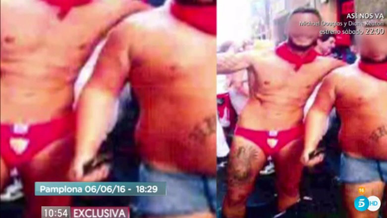 El Prenda y sus secuaces de La Manada horas antes de la supuesta violación en Sanfermines