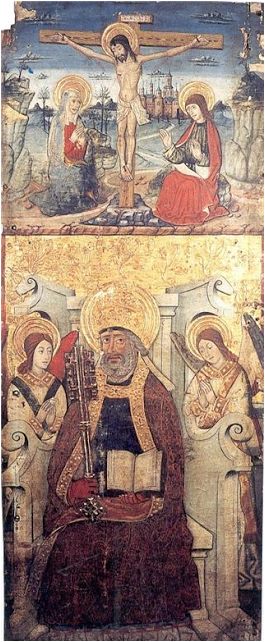 Tabla de San Pedro y Crucifixión de Peralta