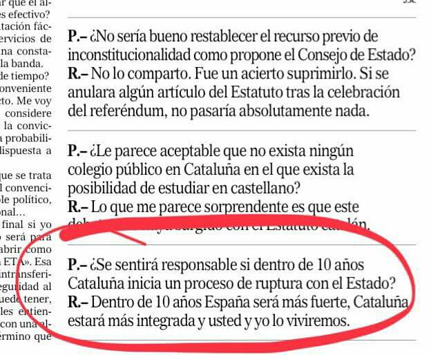 Entrevista a ZP en el diario El Mundo