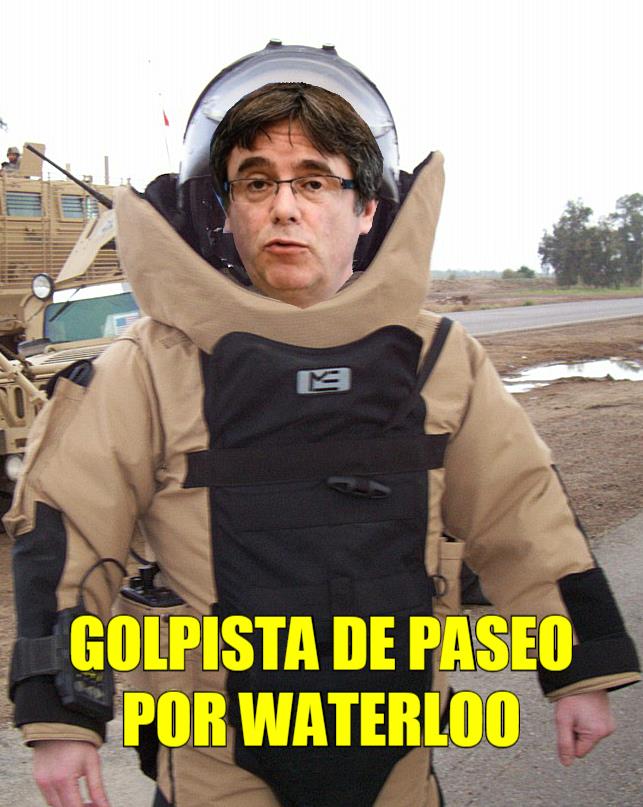 El Puigdemont, empeora de su paranoia gilipollas...Por Juan Padrón Sabina