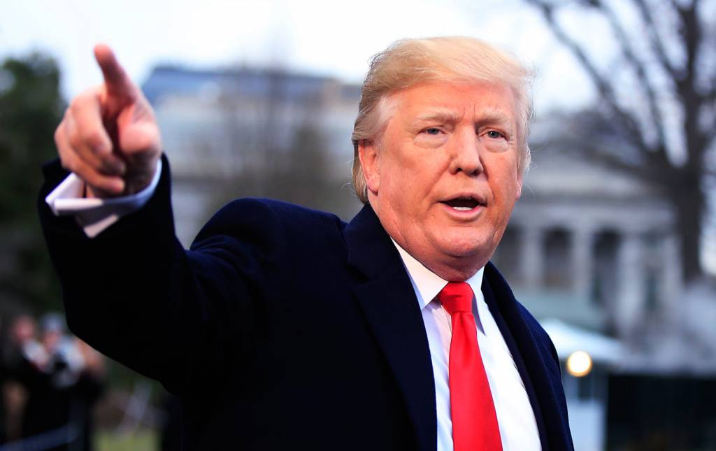 El presidente de EE UU Donald Trump
