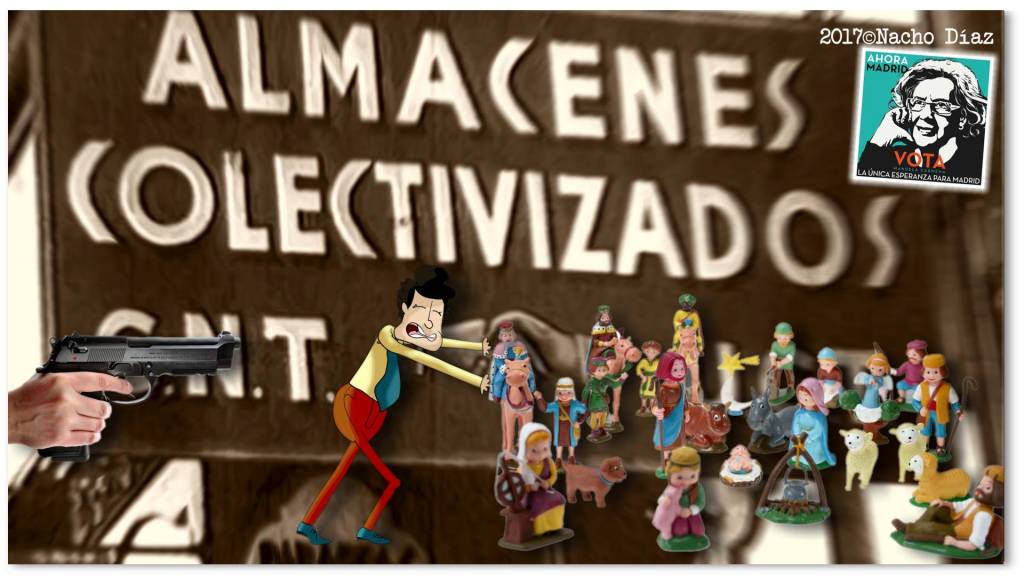 Entrega de Belenes a los Almacenes Colectivizados