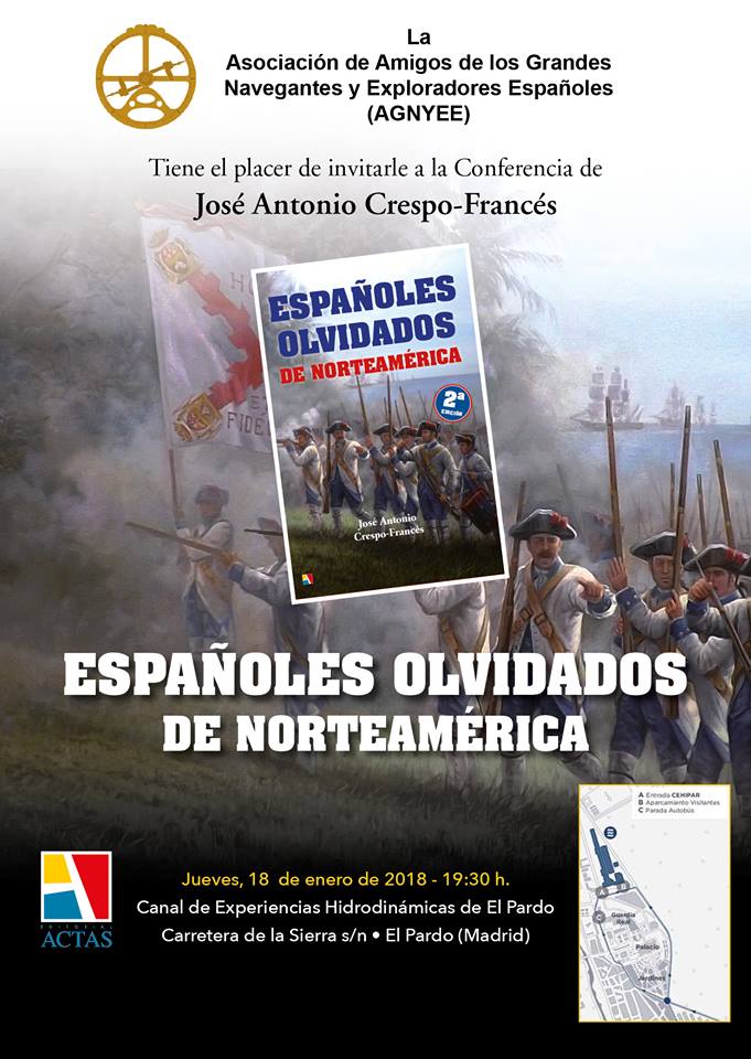 Invitación Conferencia Españoles Olviddos de Norteamérica
