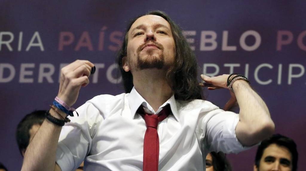 Pablo Iglesias en Vistalegre