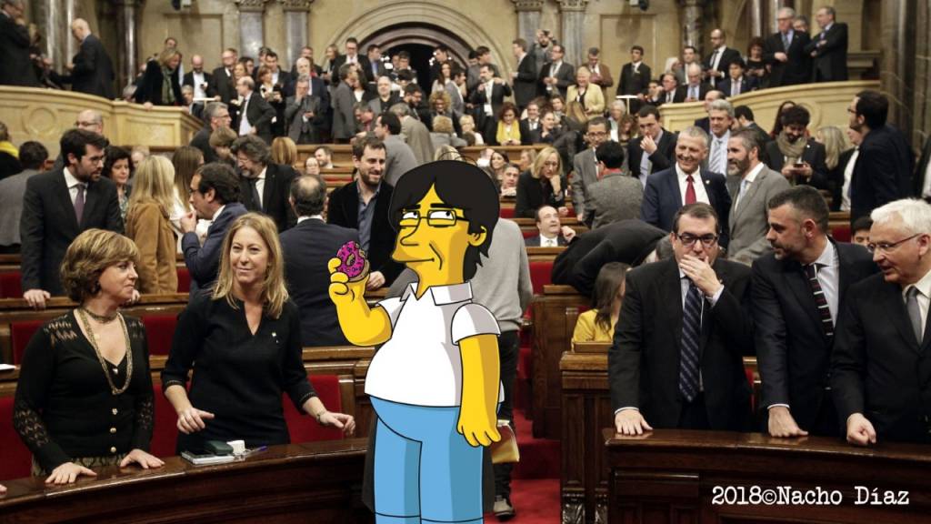 PuigDeHomer en el Parlament