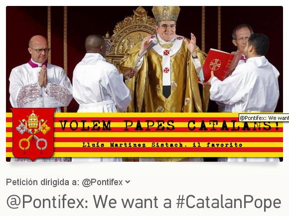 Queremos Papas catalanes, Luis Martínez Sistach, el preferido