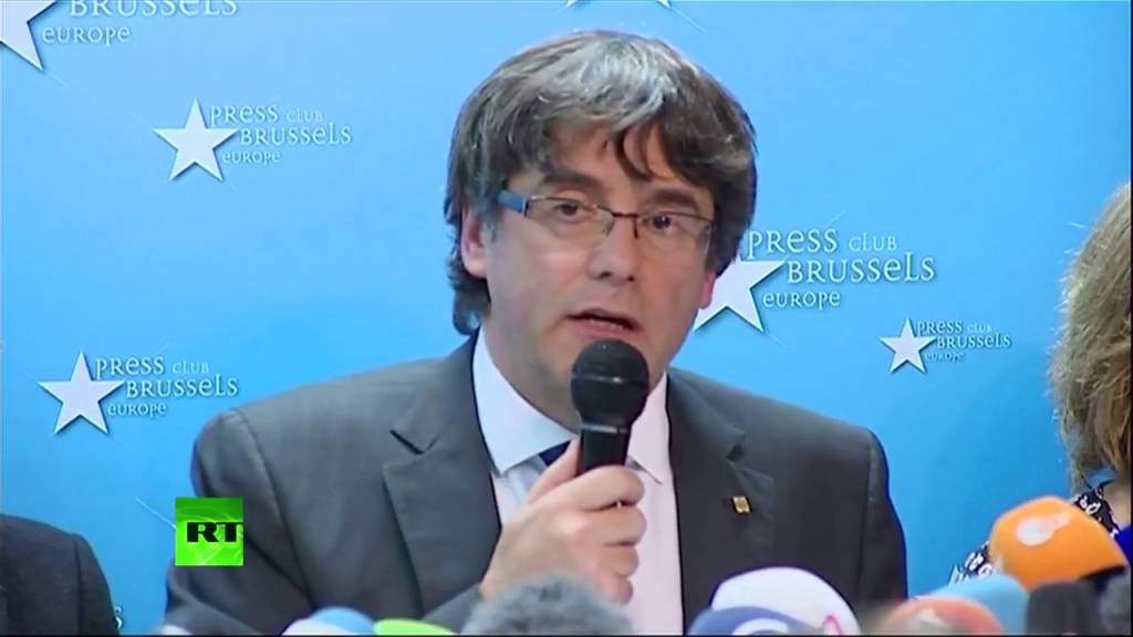 Rueda de prensa de Carles Puigdemont en Bruselas
