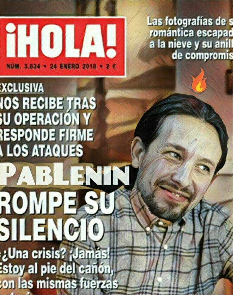 Tras un mes castuzo de vacaciones de Navidad, PabLenin se ha dado un baño de medios durante esta semana. Ilustración de Linda Galmor