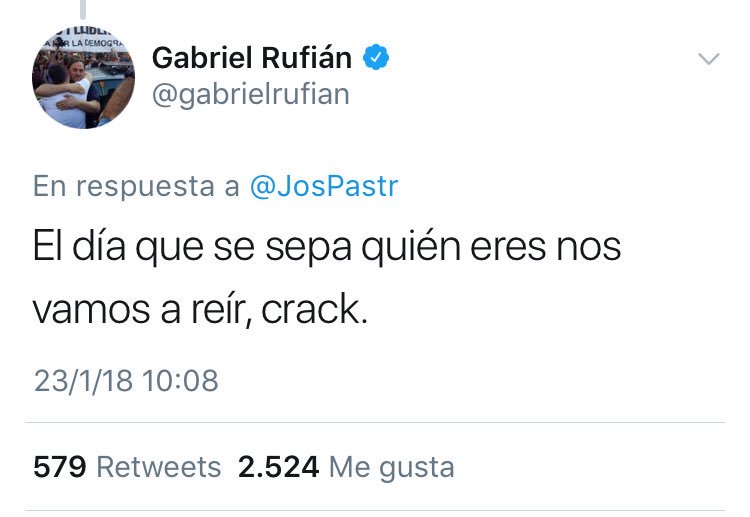 la bajeza moral de la izquierda española, capaz de señalar a una persona por sus ideales