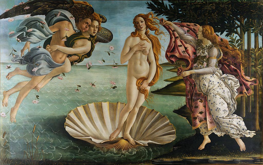 El nacimiento de Venus de Botticelli