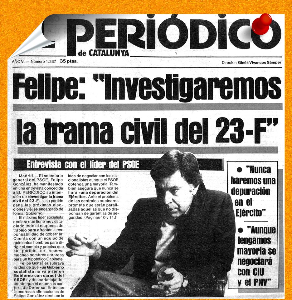 Felipe González - Nunca Haremos una depuración en el Ejercito (ni en el CESID por lo visto) aquí)