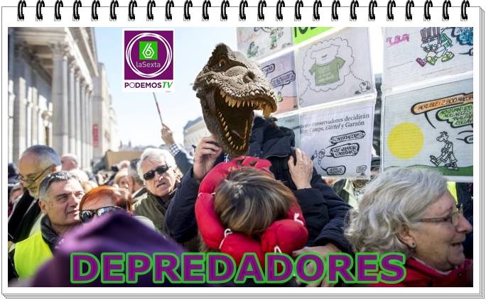 Dos miembros de las Mareas y otro de Podemos son los jefes de la Coordinadora en Defensa de las Pensiones