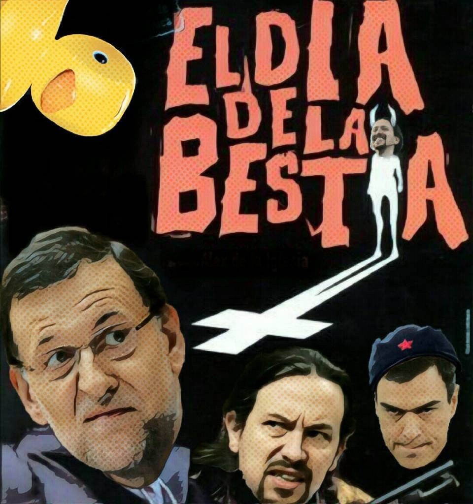 Ganaron los malos gracias al PNV, PSOE y Podemos. Ilustración de Linda Galmor