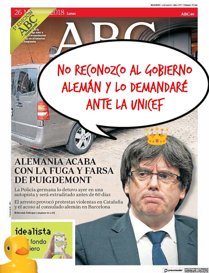 Ahora conocerán lo que es en realidad un catalufo y nos lo devolverán antes de plazo con patada en el culo
