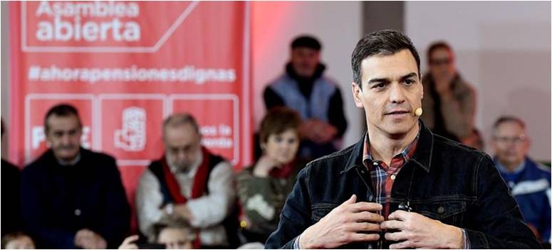 Zapatero en mayo de 2010 una media que atentó directamente contra los jubilados congeló pensiones además de bajar sueldos de funcionarios y no descartó más subidas de impuestos. Casi ocho años después, su sucesor en el partido socialista, Pedro Sánchez, dice ahora que solo el PSOE es capaz de ofrecer un futuro digno a los pensionistas