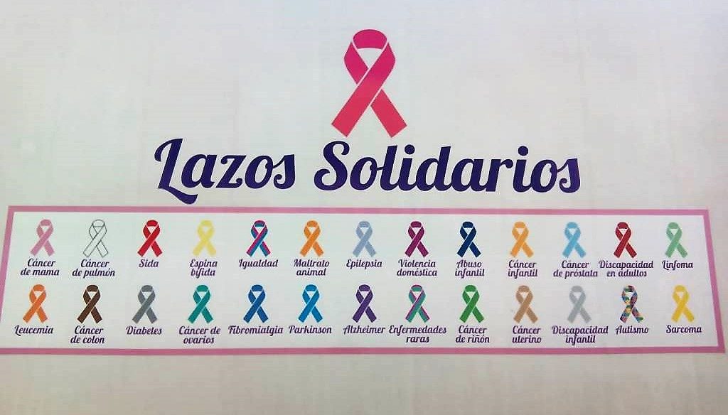 Lazos solidarios de colores