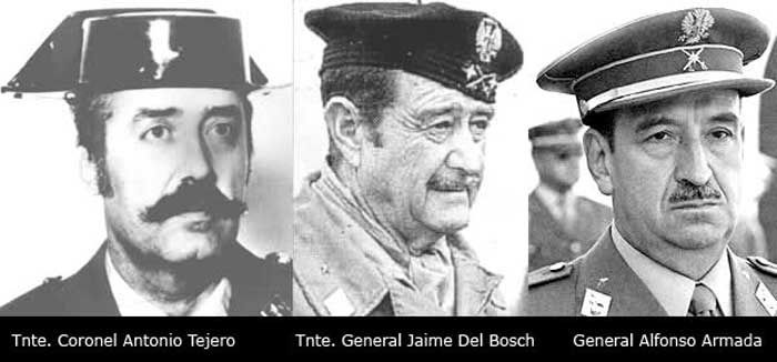 los golpistas del 23-F