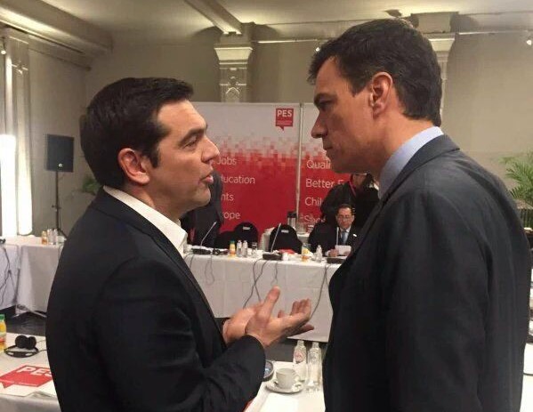 Sánchez, Tsipras y la vergüenza ajena