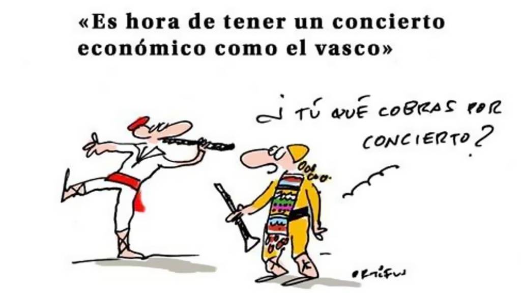 Concierto Vasco. Chiste de © Ortifus