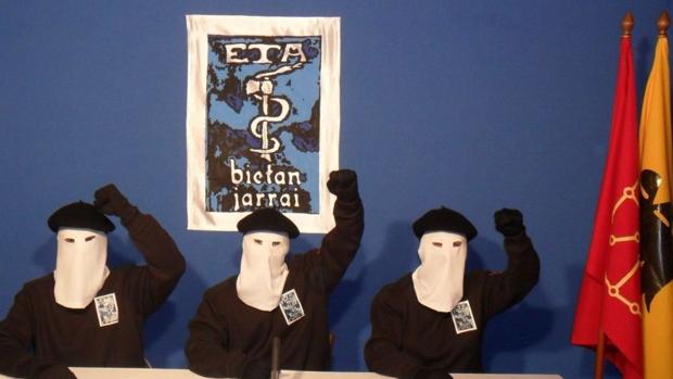 Miembros de la banda terrorista ETA.