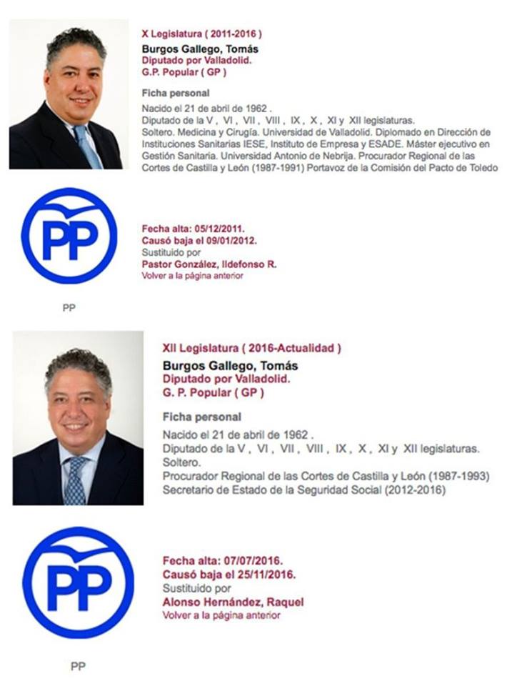 Tomás Burgos del PP de Valladolid pasó de ser multilicenciado a simplemente soltero