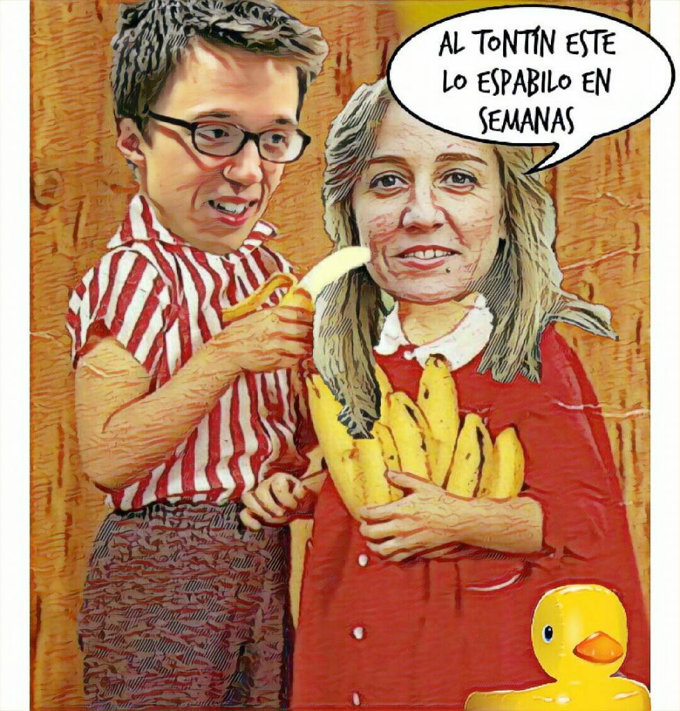 Ya lo hizo con PabLenin... Ilustración de Linda Galmor