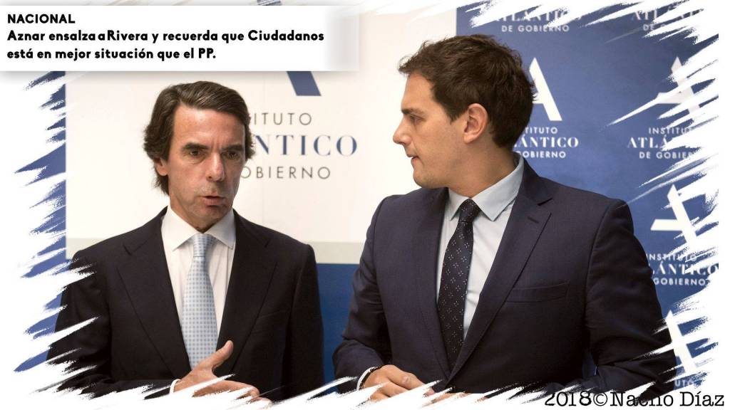 Aznar ensalza a Rivera. Twitt de 08-Nov-2017