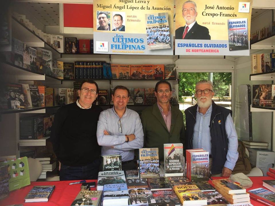 José Crespo en la Feria de Libro de Madrid