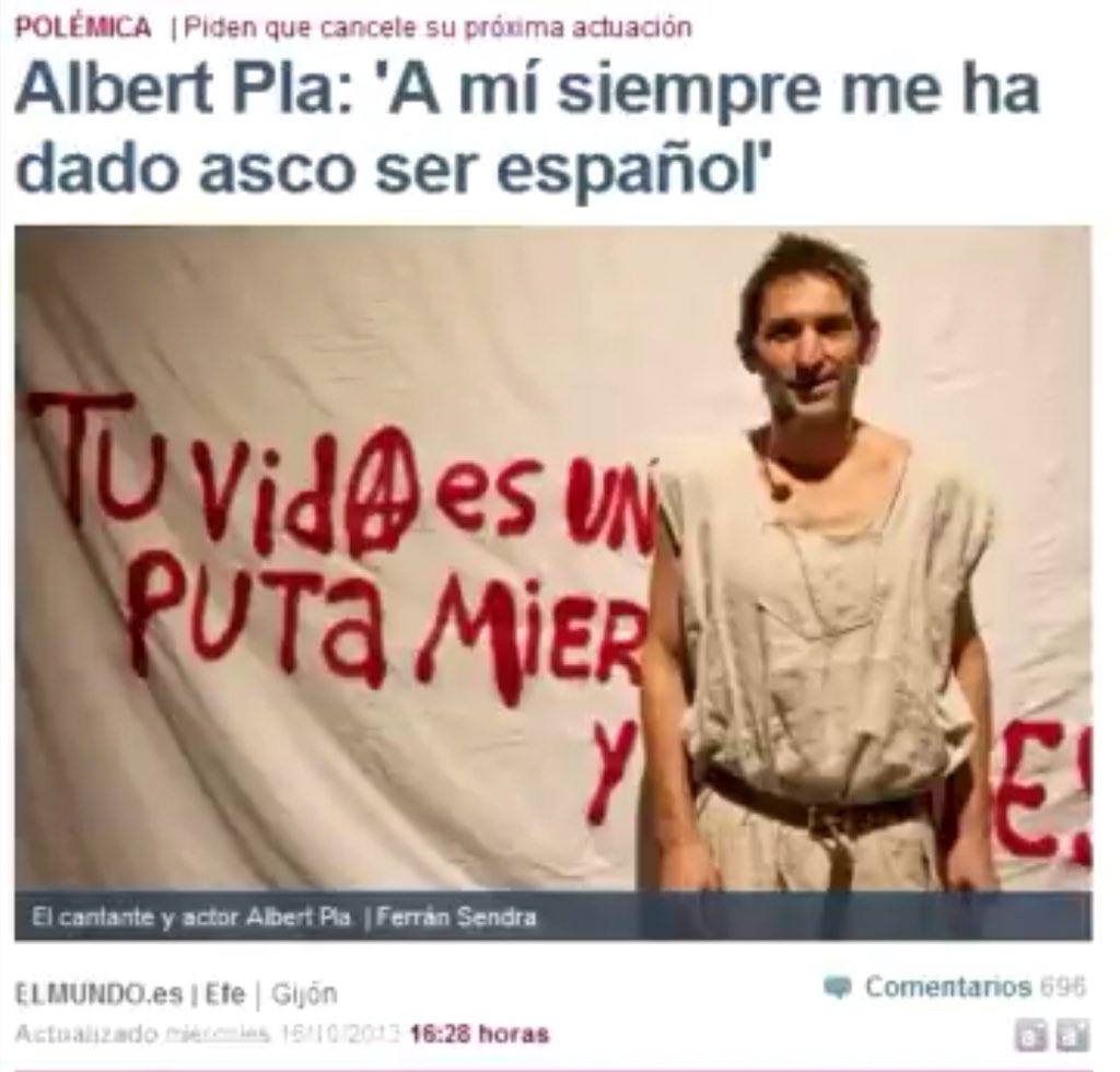 Le digo a la cara a este cerdo inmundo, y a unos cuantos más, que antes o después, les llegará su San Martín