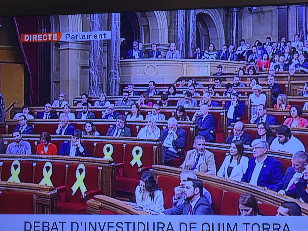 Pues a esperar a la actuación de Torra para ver si comete o no ilegalidades en su inicio de gestión