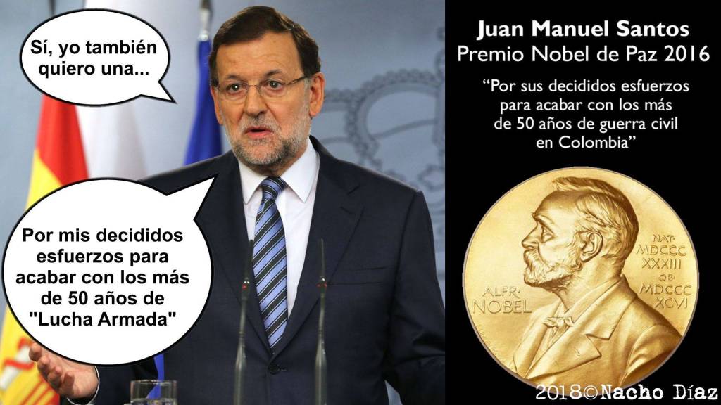 Rajoy y su aspiración al Premio Nobel