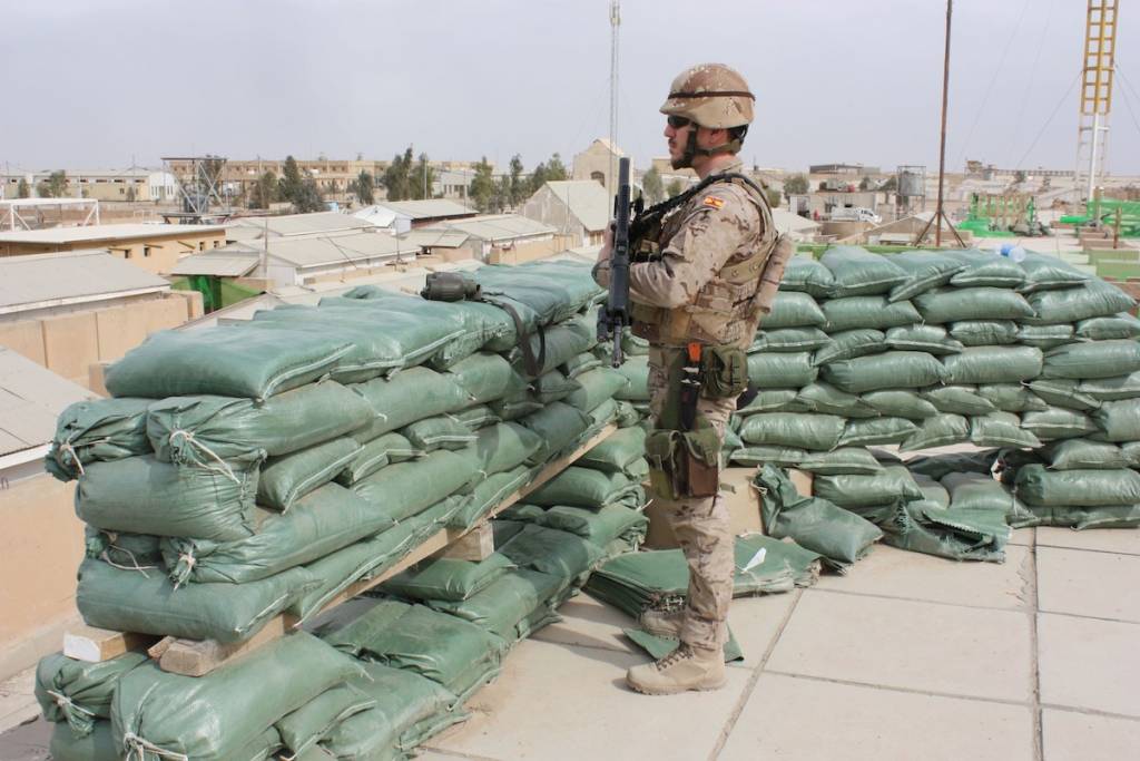Uno de los militares españoles desplegados en Irak
