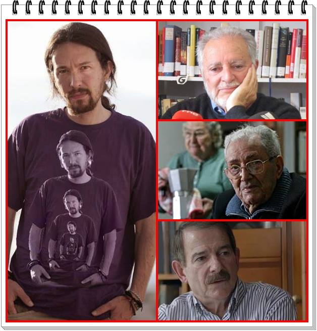he aquí tres hombres y un monicaquillo