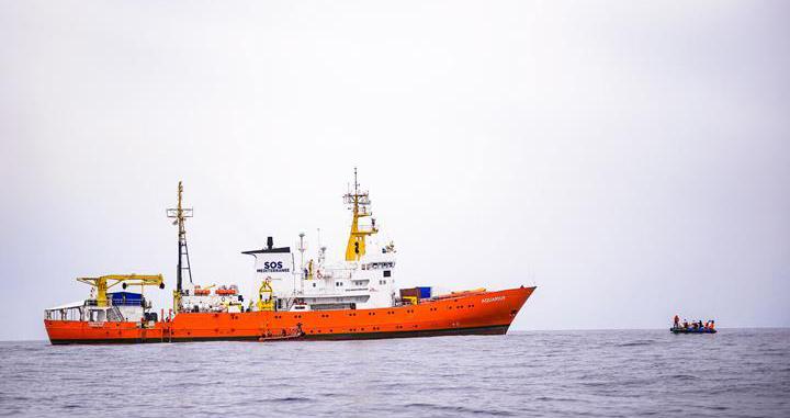 El barco 'Aquarius' de la ONG francesa SOS Méditerranée en una foto de archivo