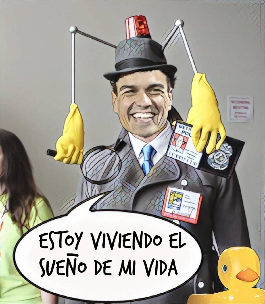 Lo dice por lo del palacio, servicio, ... porque lo que es trabajar, trabajar no lo ha hecho en su vida. Lo demás es marketing. Por linda Galmor