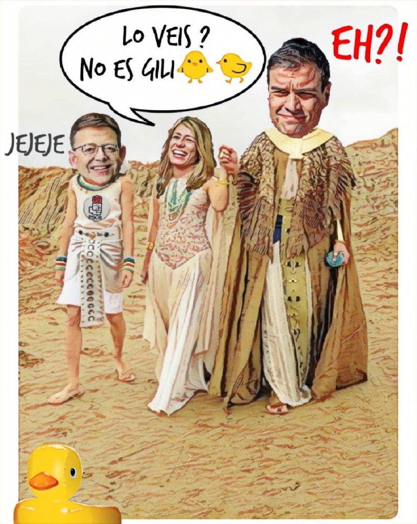 Ya es un Hombre de estado, gracias a Bildu, Junts Per Puchemón, Erc, Anticapis, Mareas, Comunes, IU, ...