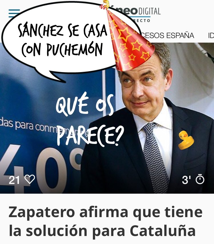 ZP reivindica siempre que puede