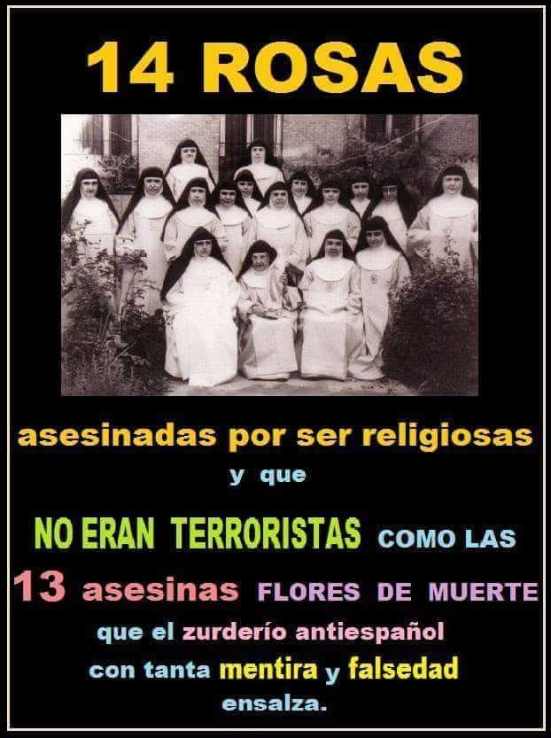 Catorce lirios inocentes cuyo único delito fue dedicarse a la oración por los demás