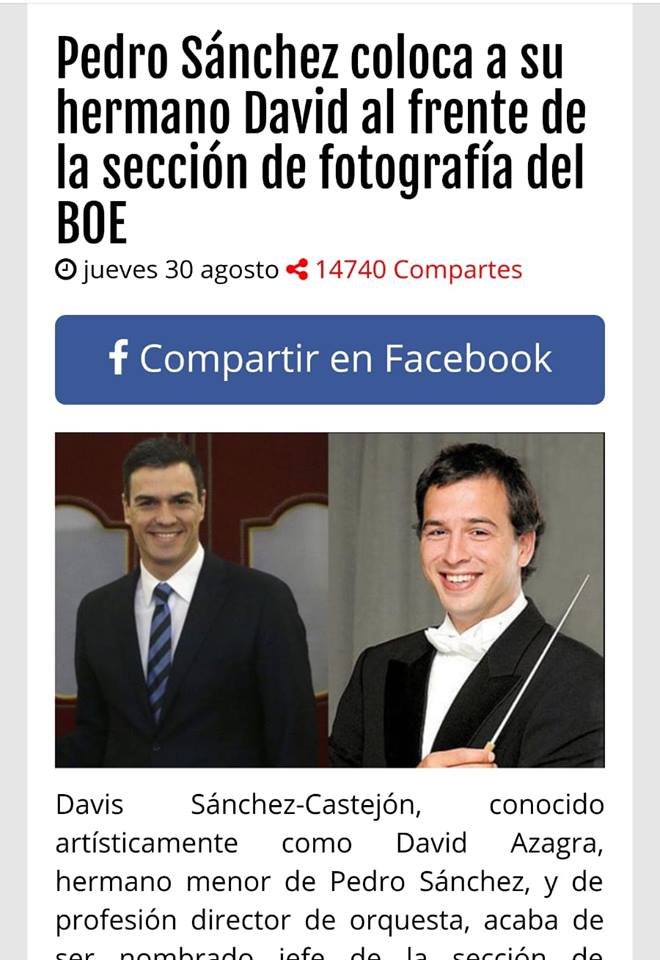 El hermanísimo es fotógrafo de afición y músico de profesión