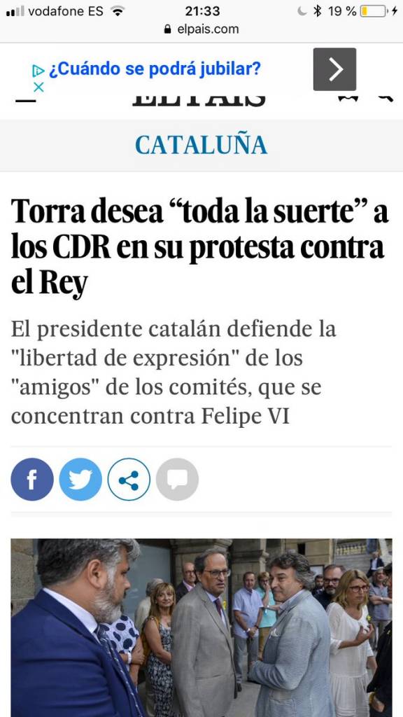 Lo q está pasando en nuestra patria es intolerable