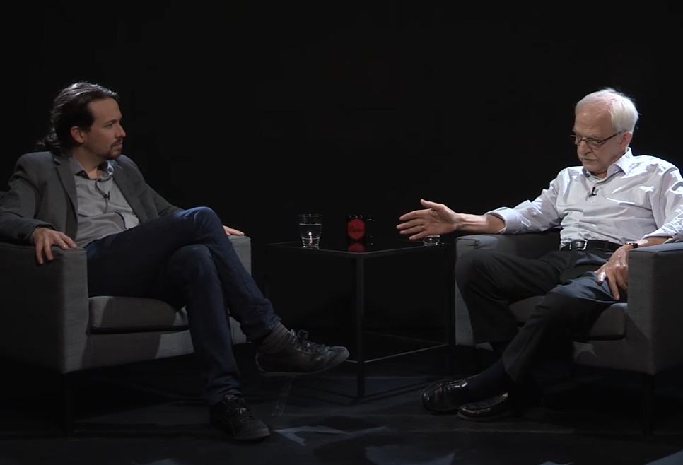 Pablo Iglesias y Antonio Escohotado