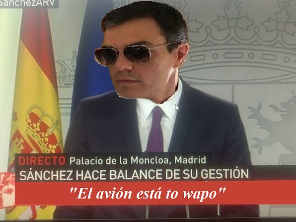 sánche en rueda de prensa