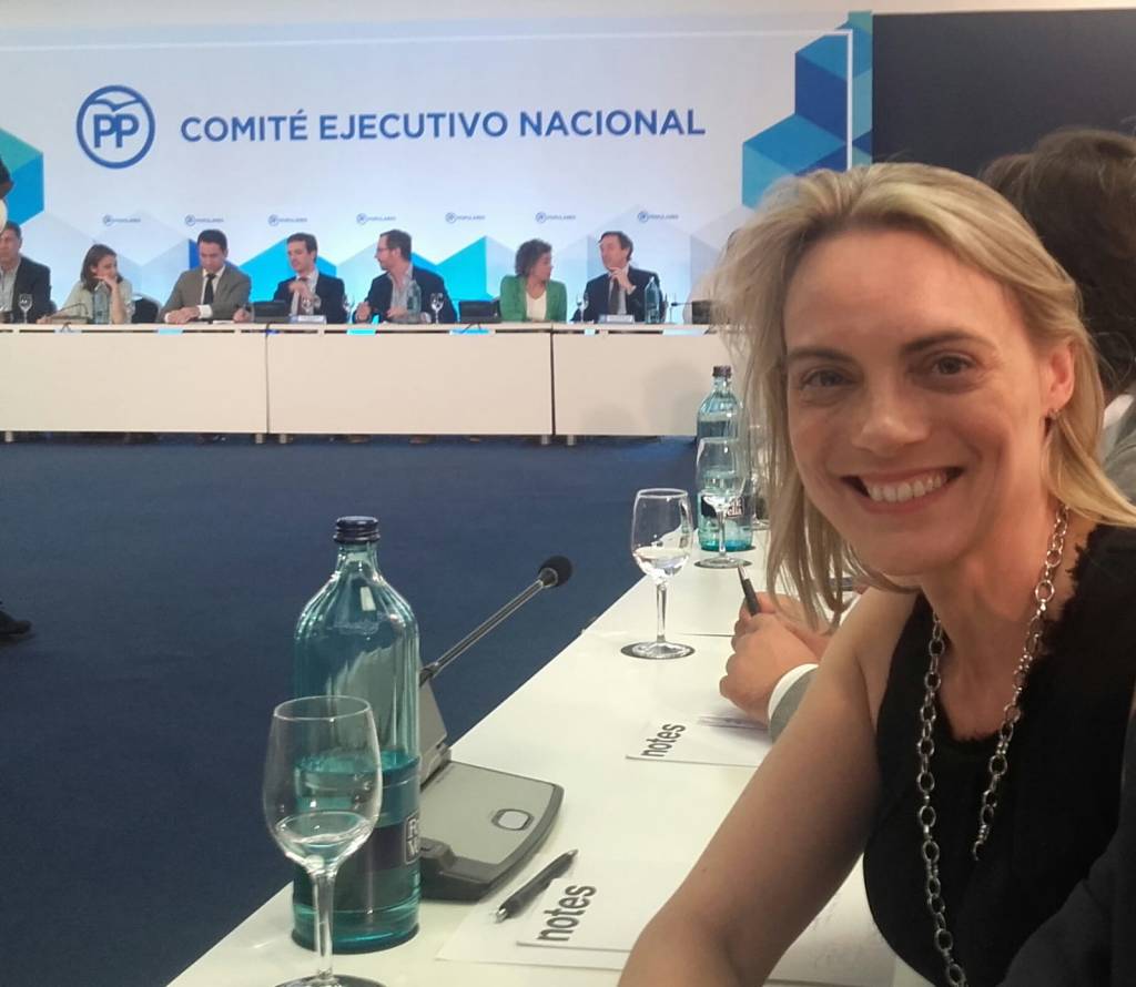 Raquel González es una de las figuras potentes de la nueva ejecutiva nacional del PP